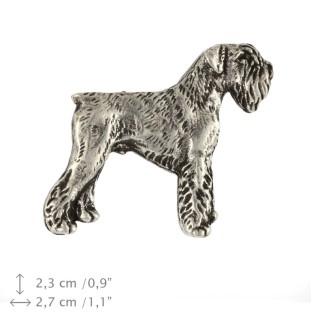 Sznaucer pin posrebrzony Art-Dog