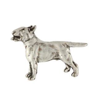 Bulterier pin posrebrzony Art-Dog