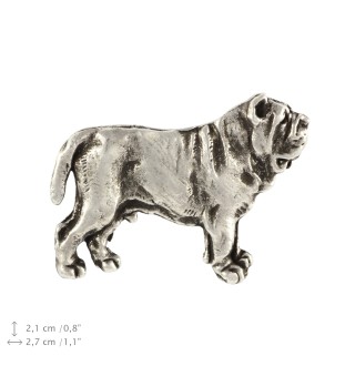 Mastif neapolitański pin posrebrzony Art-Dog