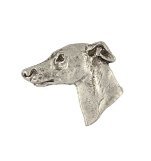 Whippet pin posrebrzony Art-Dog