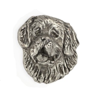 Bernardyn pin posrebrzony Art-Dog