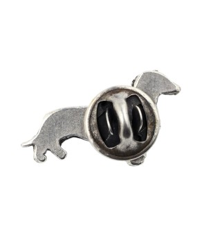 Jamnik szorstkowłosy pin posrebrzony Art-Dog