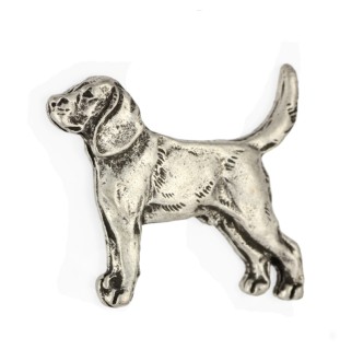 Beagle pin posrebrzony Art-Dog