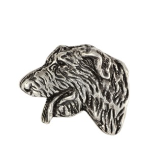 Wilczarz irlandzki pin posrebrzony Art-Dog