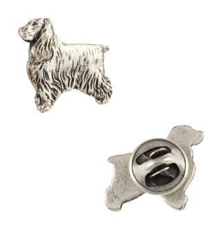 Cocker spaniel angielski pin posrebrzony Art-Dog