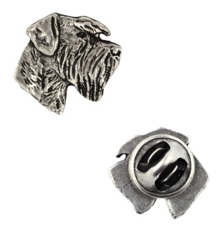 Sznaucer pin posrebrzony Art-Dog