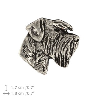 Sznaucer pin posrebrzony Art-Dog