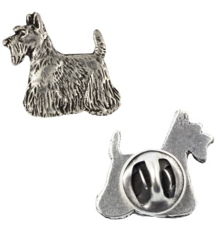 Terier szkocki pin posrebrzony Art-Dog