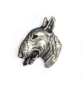 Bulterier pin posrebrzony Art-Dog