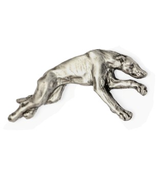 Greyhound pin posrebrzony Art-Dog