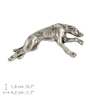 Greyhound pin posrebrzony Art-Dog