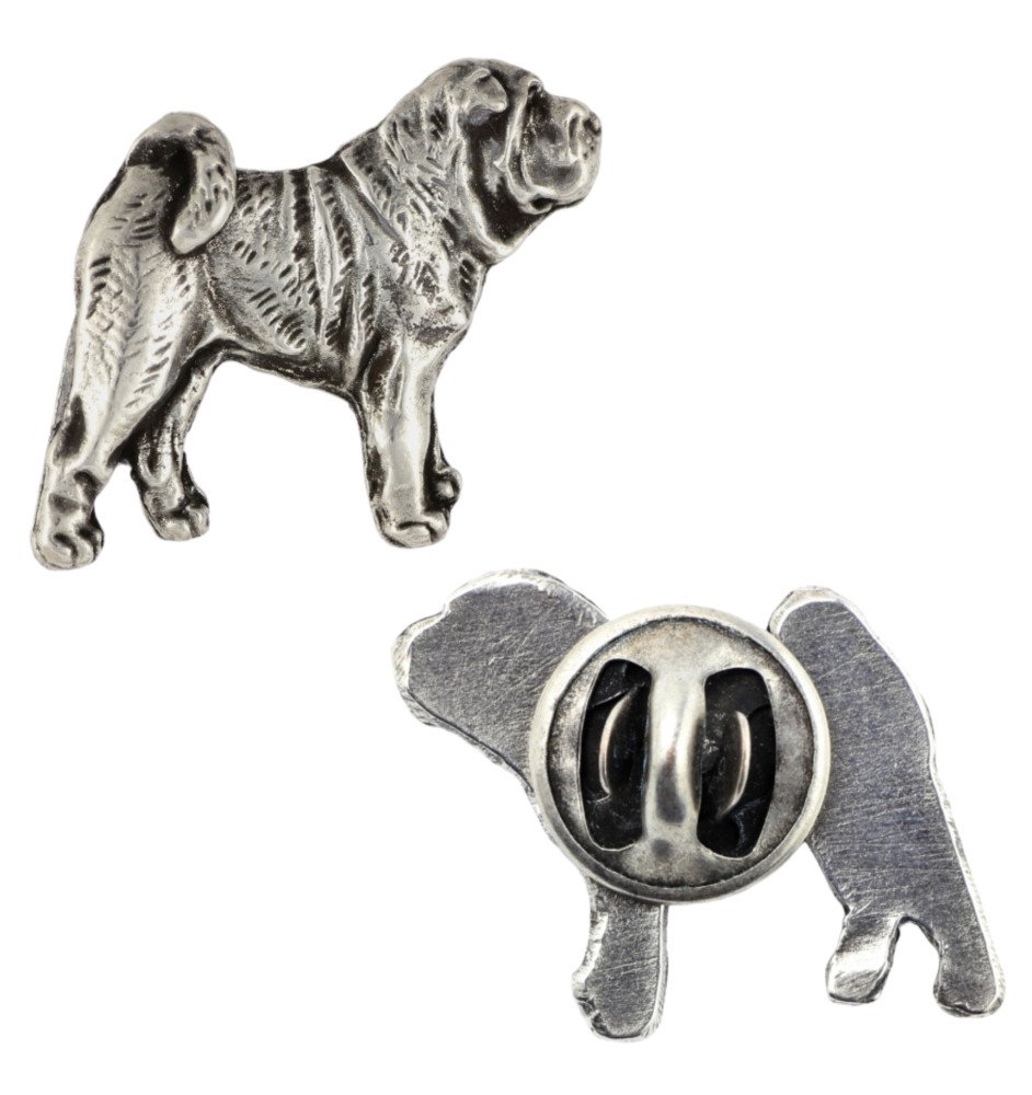 Shar Pei pin posrebrzony Art-Dog