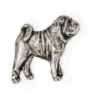 Shar Pei pin posrebrzony Art-Dog