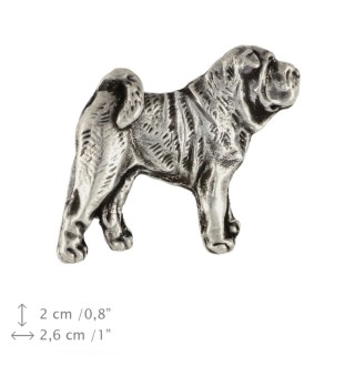 Shar Pei pin posrebrzony Art-Dog