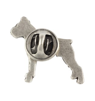 Bokser pin posrebrzony Art-Dog