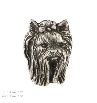 Yorkshire Terrier pin posrebrzony Art-Dog