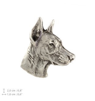 Doberman pin posrebrzony Art-Dog