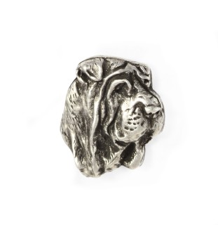 Shar Pei II pin posrebrzony Art-Dog