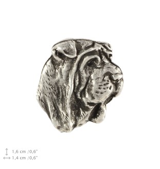 Shar Pei II pin posrebrzony Art-Dog