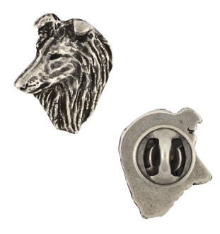 Sheltie pin posrebrzony Art-Dog