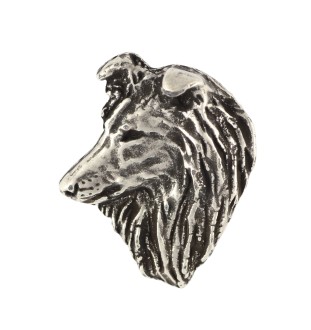 Sheltie pin posrebrzony Art-Dog