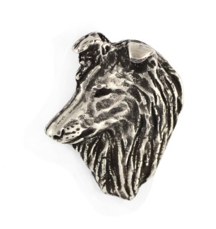 Sheltie pin posrebrzony Art-Dog