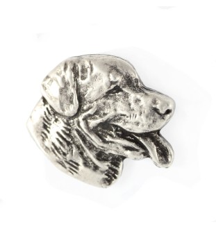 Rottweiler II pin posrebrzony Art-Dog