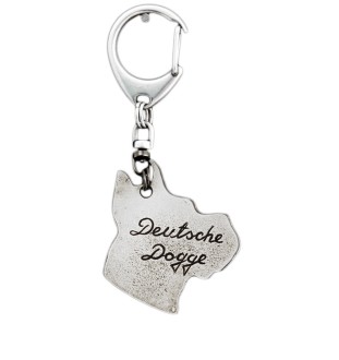 Great Dane I silver-plated keychain Art-Dog