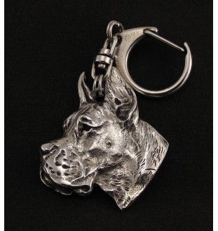 Great Dane I silver-plated keychain Art-Dog