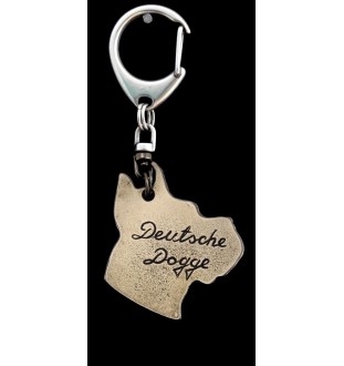 Great Dane I silver-plated keychain Art-Dog