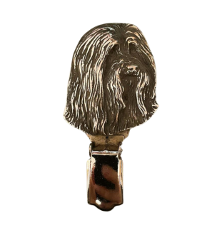 Bearded Collie clipring posrebrzany Art-Dog