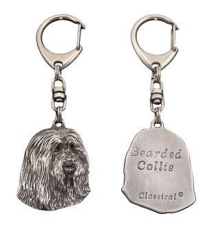 Bearded Collie brelok posrebrzany Art-Dog