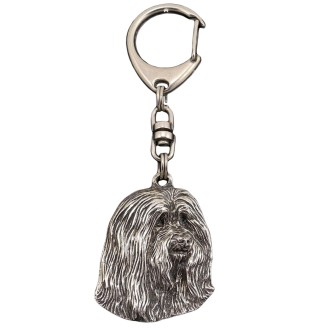 Bearded Collie brelok posrebrzany Art-Dog