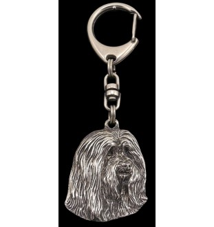 Bearded Collie brelok posrebrzany Art-Dog