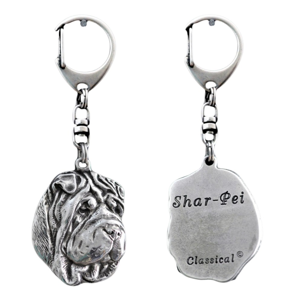 Shar Pei brelok posrebrzany Art-Dog