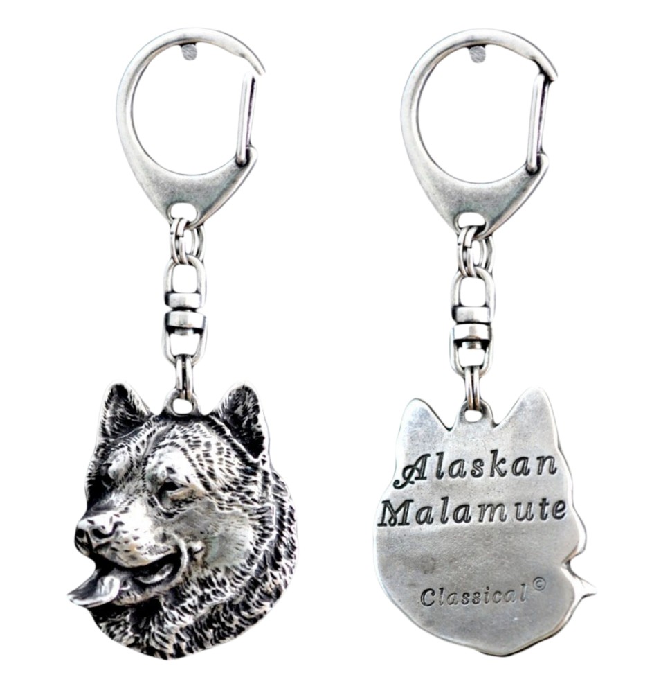 Alaskan Malamute brelok posrebrzany Art-Dog