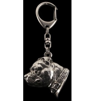 Staffordshire Bull Terrier brelok posrebrzany Art-Dog