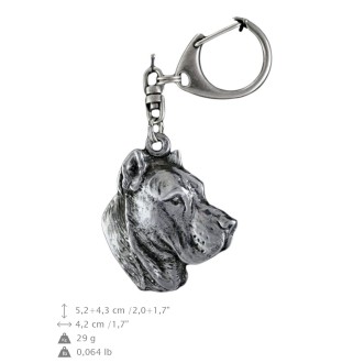 Presa Canario brelok posrebrzany Art-Dog