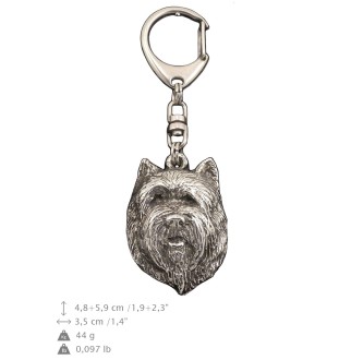 Cairn Terrier II brelok posrebrzany Art-Dog