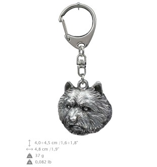 Norwich Terrier brelok posrebrzany Art-Dog