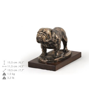 Bulldog figurka na drewnie Art-Dog