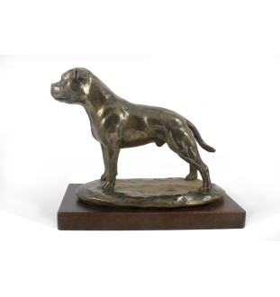 Staffordshire Bull Terrier figurka na drewnie Art-Dog