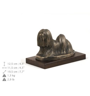 Lhasa Apso figurka na drewnie Art-Dog