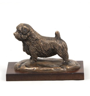 Norfolk Terrier figurka na drewnie Art-Dog