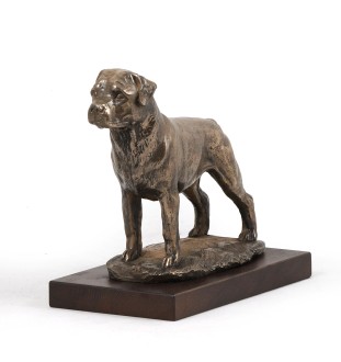 Rottweiler I figurka na drewnie Art-Dog