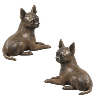 Chihuahua krótkowłosy figurka na drewnie Art-Dog