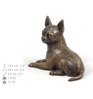 Chihuahua krótkowłosy figurka na drewnie Art-Dog