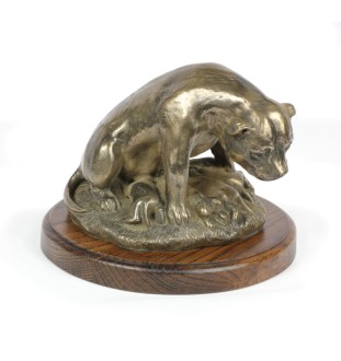 Staffordshire Bull Terrier figurka na drewnie Art-Dog