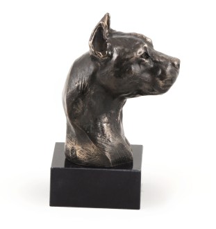 Amerykański Staffordshire terrier głowa na kamieniu Art-Dog