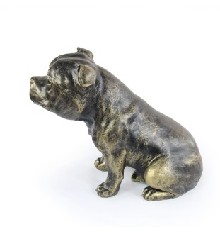 Staffordshire Bull Terrier figurka siedząca z żywicy Art-Dog